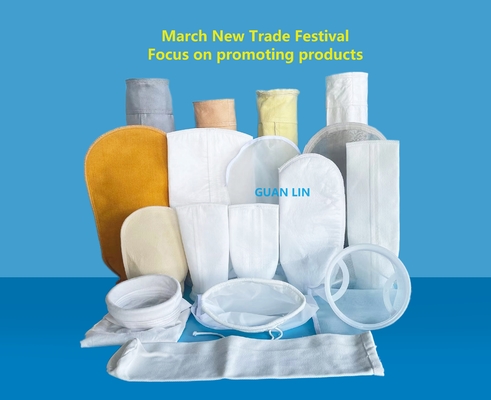 Round Neck Size Customization PP PE Nylon Filter Bags Liquid Filter Bags Swimming Pool Filter Bags