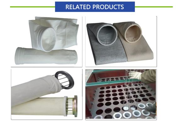 800#PTFE Dust Collector Filter Bag High Temperature New Pocket Type for Air Filter in Retail and Manufacturing Industries