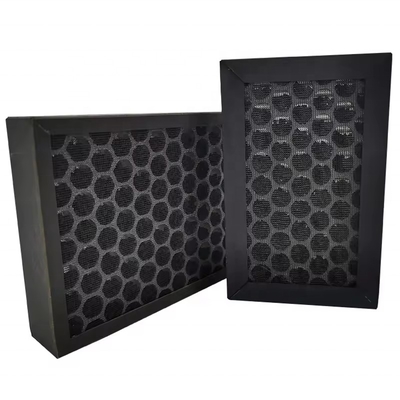 Wholesale Custom Deodorizing Formaldehyde Absorb Odour Smoke Charcoal Cloth Panel High Efficiency Activated Carbon Filter