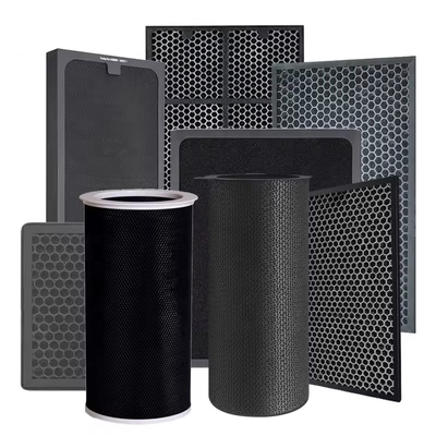 Activated Carbon Filter Pads Electrical Panel Fan Charcoal Smoke Filter Polyurethane Foam Charcoal Filter