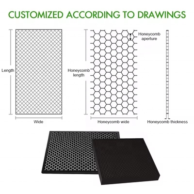 Activated Carbon Filter Pads Electrical Panel Fan Charcoal Smoke Filter Polyurethane Foam Charcoal Filter