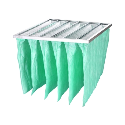 Customized Industrial Nylon Air Filter Bag New Used Coarse Spray Booth Pocket G2 G4 M5 M6 F7 F8 F9 PLC Core Dust Filter