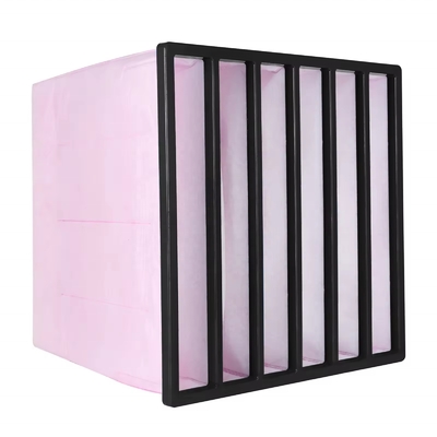 Customized Good Quality F6 F7 F8 Air Handler Filter Bag Fiberglass Factory Price Pocket Filter Bag Glass Fiber Filter