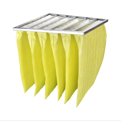Customized Good Quality F6 F7 F8 Air Handler Filter Bag Fiberglass Factory Price Pocket Filter Bag Glass Fiber Filter