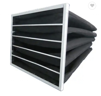 Customized Good Quality F6 F7 F8 Air Handler Filter Bag Fiberglass Factory Price Pocket Filter Bag Glass Fiber Filter