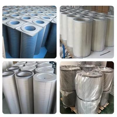 Polyester Fiber Non-woven Fabric Welding Smoke Dust Removal Filter Cartridge with Stainless Steel Mesh