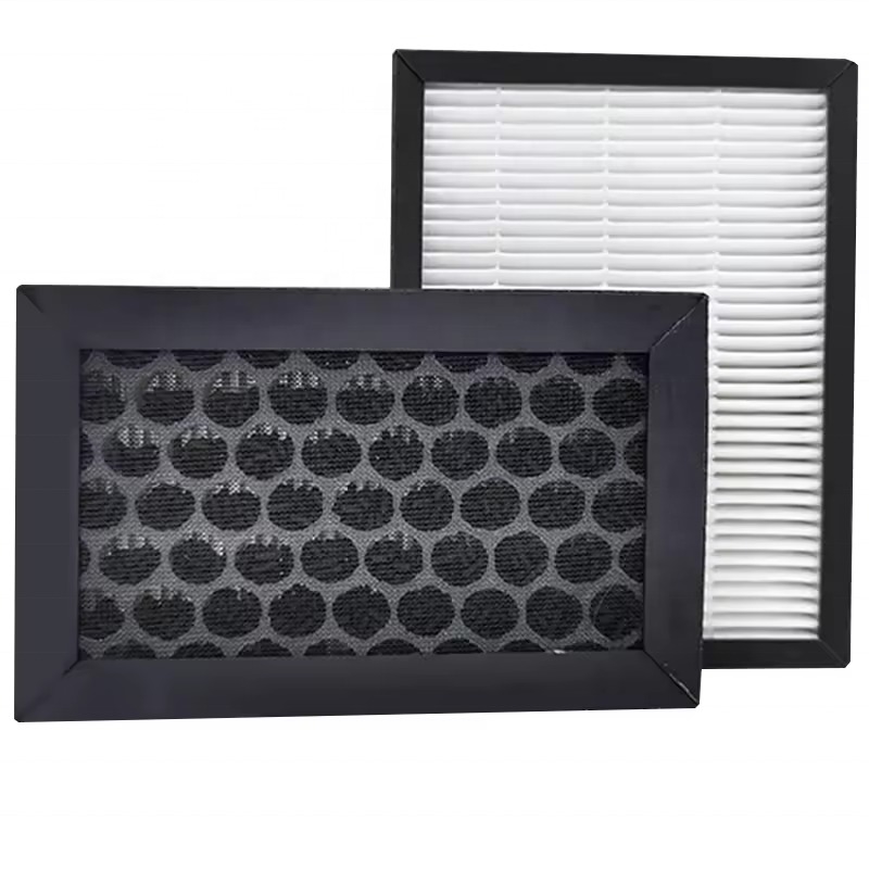 Hepa Filter Panel Fan Filter Odor Smoke Removal Charcoal Activated Carbon Cabin Air Filter